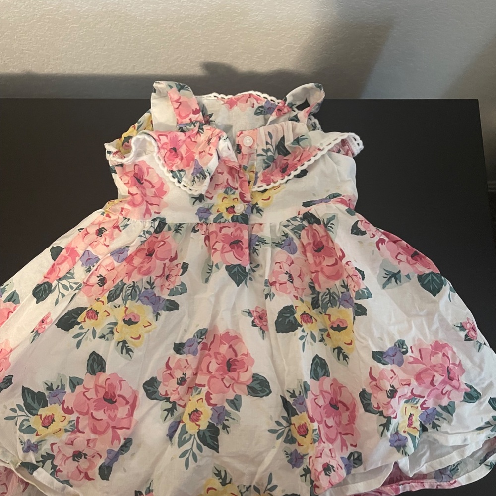 Janie and Jack Floral Dress 12-18months - Picture 2 of 4